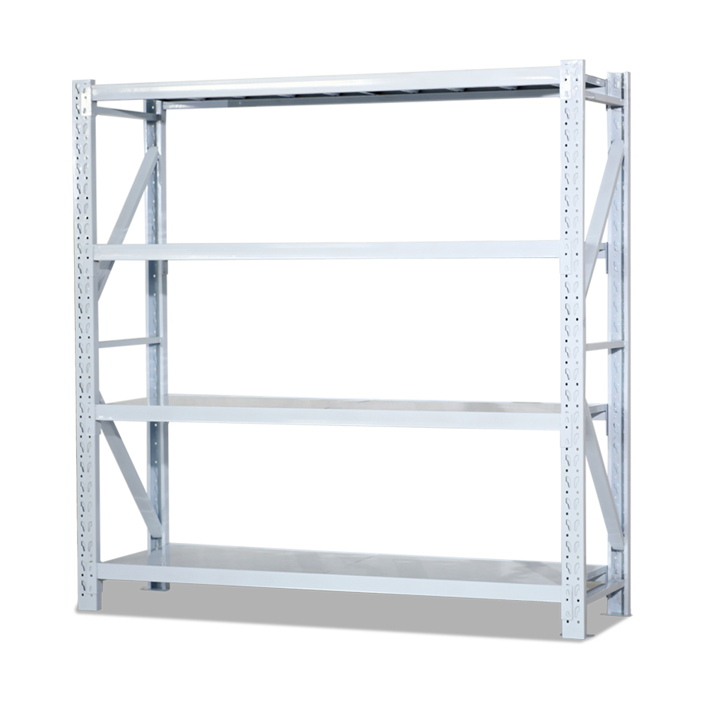 Medium Duty Steel Storage Rack with Corrosion Protection for Factory Warehouse Stacking Shelves