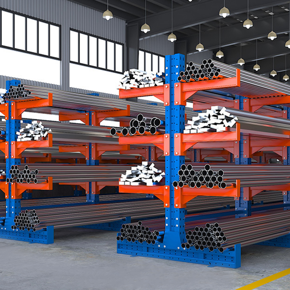 Heavy-Duty Cantilever Racking for Industrial Warehouse Storage Heavy-Duty Cantilever Racking for Industrial Warehouse Storage