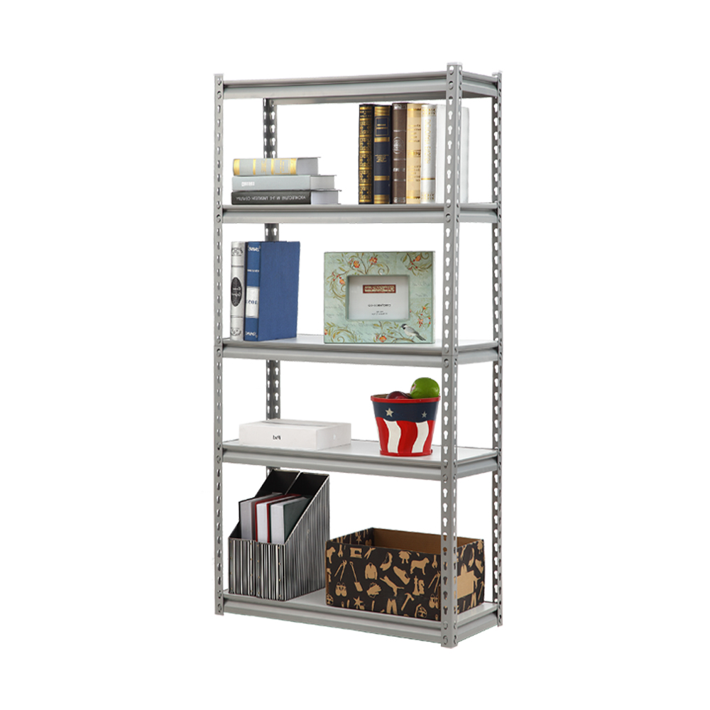 5-Layer Adjustable Metal Storage Rack for Home, Office & Warehouse