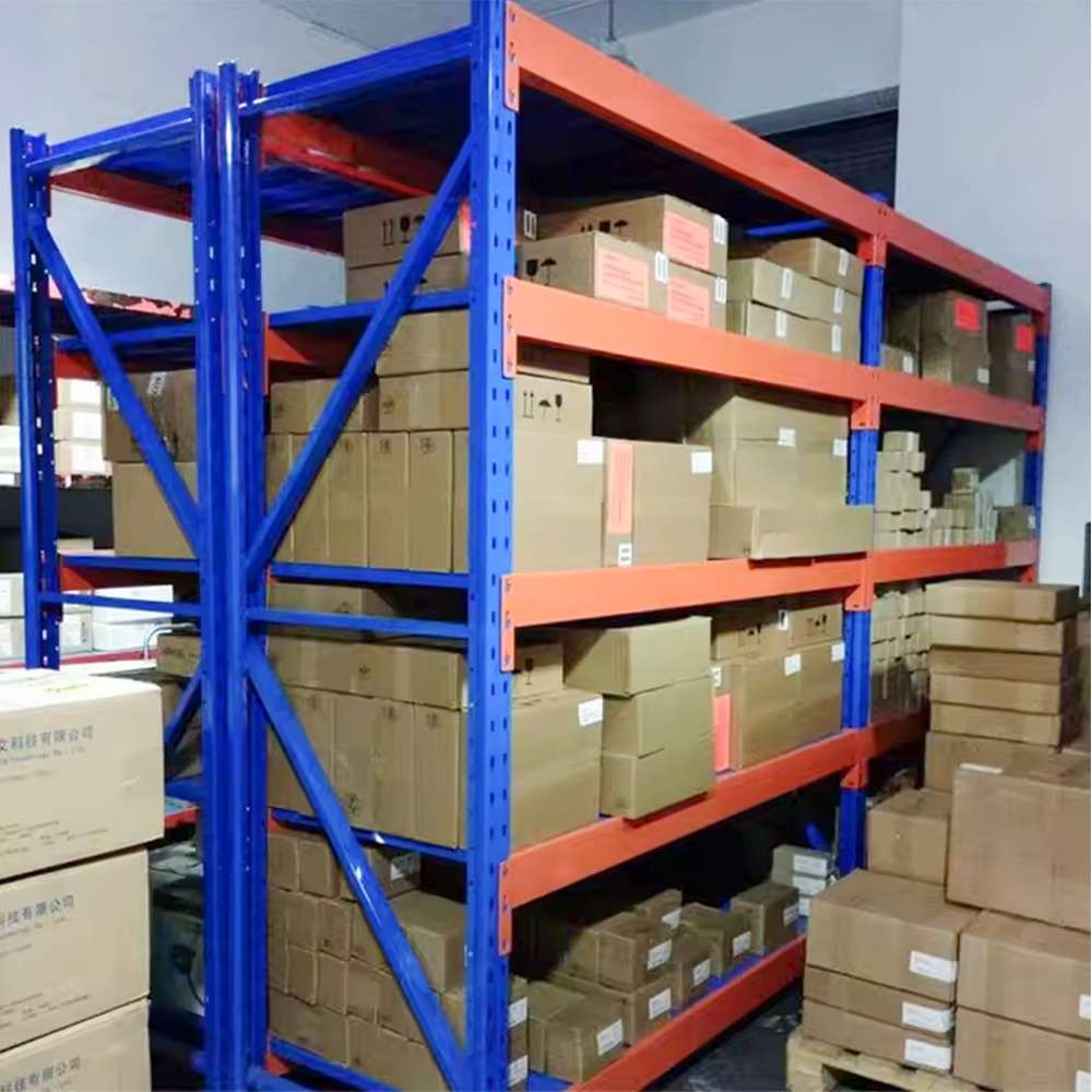 4 Layer Adjustable Light-Duty Warehouse Storage Rack for Offices Retail Home Environments 4 Layer Adjustable Light-Duty Warehouse Storage Rack for Offices Retail Home Environments